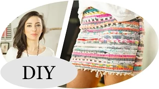 SKIRT DIY: Sexy Sommer-Rock aus Flickenteppich (ohne Nähen)!