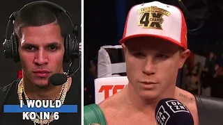 Edgar Berlanga Disses Canelo Alvarez Win vs Callum Smith Edgar Says He KO's Smith In 6 Wants Canelo