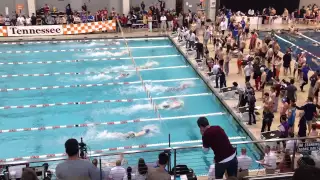 Henry Keel- 50 Freestyle in lane 6- 20.92