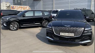 АВТОМОБИЛИ ИЗ КОРЕИ В 2023 ГОДУ. ОБЗОР И ЦЕНЫ GENESIS GV80 3.0 DIESEL 2020,  KIA MOHAVE 3.0  2022.