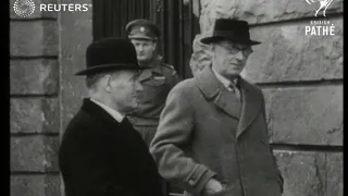 British Judges Prepare For Nuremberg Trials (1945)