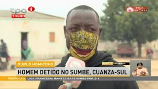 Duplo homicídio -  Homem detido no Sumbe, Cuanza-Sul