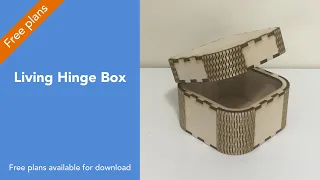 Living Hinge, Hinge Box - Laser Cut from Baltic Birch