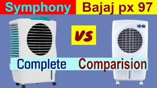 Bajaj Px 97 torque room Cooler vs Symphony ice cube air cooler // Best air cooler in India 2022