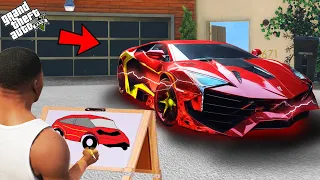 Franklin Search A Most Powerful And Strongest Car Using Magical Painting In Gta V