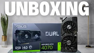 ASUS  GeForce RTX™ 4070 Dual -  Unboxing & Installation