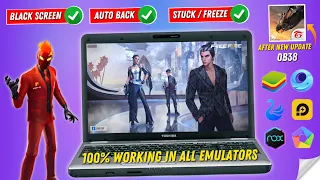 How to Solve Free Fire Black Screen, Auto Back, and Stuck/Freeze Problem After New Update (emulator)