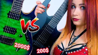 200$ vs. 2000$ - GUITAR METAL BATTLE! - Cheap vs. Expensive