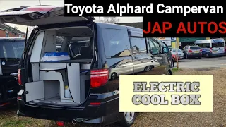 Toyota Alphard Campervan with Electric Coolbox