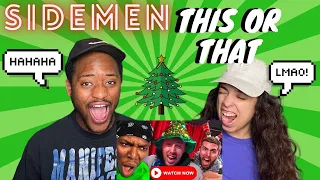 REACTING TO "SIDEMEN - THIS OR THAT (OFFICIAL VIDEO)" | RAE AND JAE REACTS