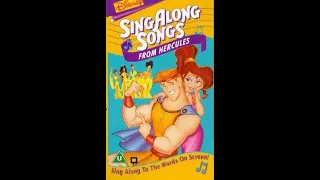Opening to Disney's Sing Along Songs from Hercules UK VHS (1997)