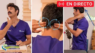 🔴 Learn how to give a SELF NECK MASSAGE 🙌 LIVE VIDEO 🔴  Physiolution