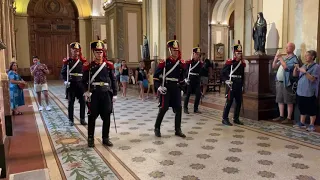 Change of guards at Metropolitan Cathedral of Buenos Aires