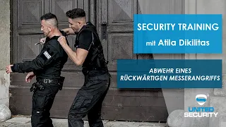 Security Training - Abwehr eines rückwärtigen Messerangriffs