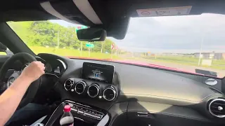 Mercedes AMG GTS drift