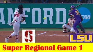#9 LSU vs #8 Stanford Softball Highlights, 2024 NCAA Super Regional Game 1