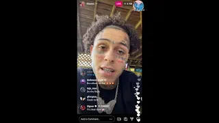 Lil Skies Listening to 'How You Feel' and 'Backup' on Instagram Live 5/15/21