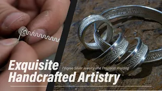 Exquisite Handcrafted Artistry: Filigree Silver Jewelry and Precision Welding