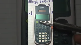 Calculate Log & Antilog by using the calculator.