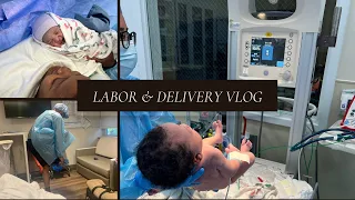 Labor & Delivery Vlog - Scheduled Repeat C-section 💕👶🏽