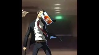 Adachi gets a sip of Dojima’s stock & goes through anaphylactic shock