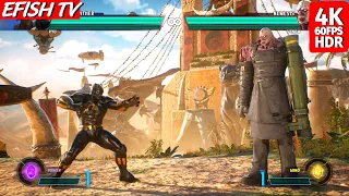 Black Panther & Ryu vs Nemesis & Venom (Hardest AI) - Marvel vs Capcom: Infinite | PS5 4K 60FPS