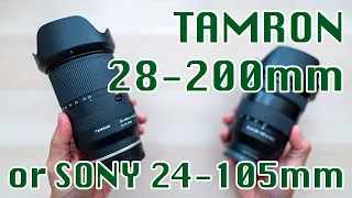 TAMRON 28-200mm or SONY 24-105mm | The Most Versatile Travel Lens in 2020?