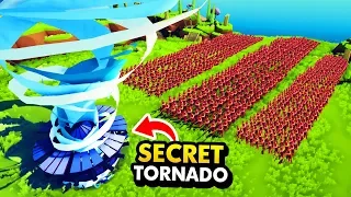 SECRET TORNADO TANK vs INFINITE UNITS In TABS (Totally Accurate Battle Simulator Funny Gameplay)