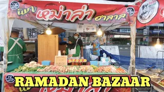 RAMADAN BAZAAR IN BANGKOK Part 01 (Ramkhamhaeng Night Market) ~ banyak aneka makanan halal dan murah