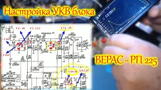 Схема перестройки Блока УКВ Верас-РП225 и проверка настройки NanoVNA-F V2