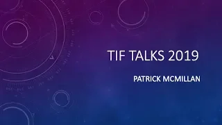 TIF Talk Patrick McMillan