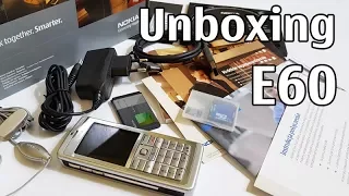 Nokia E60 Unboxing 4K with all original accessories RM-49 Eseries review