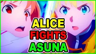 Goddess Asuna Vs Alice! Asuna Meets Kirito Potato  | SAO Alicization War of Underworld Episode 10