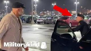 Couple's new car has unexpected bonus gift | Militarykind