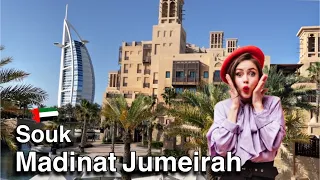 Souk Madinat Jumeirah Dubai | Al Qasr Hotel |Dubai Madinat Jumeirah Walking Tour | Burj Al Arab View