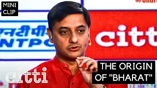 Sanjeev Sanyal brilliantly explains the origins of Bharat