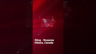 Sting - Roxanne - Ottawa 2022