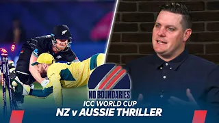 REACTION: NZ v Aussie THRILLER in the ICC Men's Cricket World Cup | No Boundaries