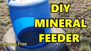 Ep. 71 - How to make a Mineral Feeder for Bison and Cattle | Blackacre Ranch