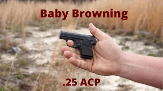 Baby Browning .25ACP shooting