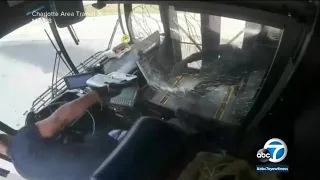 Bus driver, passenger get into wild shootout