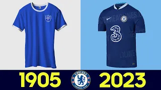 Die Entwicklung des Chelsea-trikots 2022 (22-23) | Alle Chelsea Trikots in der Geschichte 2022/23