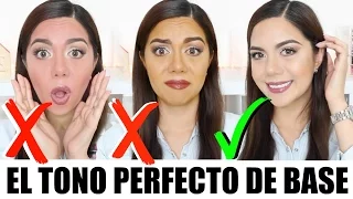 CÓMO ELEGIR EL TONO CORRECTO DE BASE DE MAQUILLAJE + GUÍA DE SUBTONOS | MARIEBELLECOSMETICS