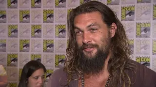 Momoa bring his kids to Comic-con
