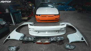 S13 Silvia FRONT SWAP | Kevin + E36 progress