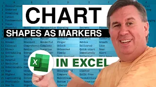 Excel Charts - Use Arrows or Other Shapes for Bars or Columns in Excel Chart - Episode 1275