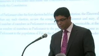 Fijian Attorney General Aiyaz Sayed-Khaiyum addresses CPA Congress 2013. Part 4 of 9.