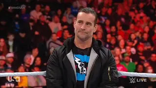 cm punk Drew mcintyre segment raw 1/8/24