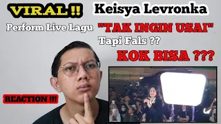 VIRAL!! Keisya Levronka Nyanyi Live Tak Ingin Usai Fals, Begini Tanggapan Coach Indra Aziz |Reaction