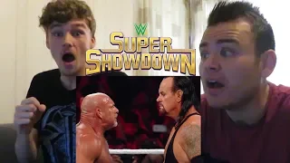 Goldberg vs. The Undertaker Reaction! | WWE Super Showdown 2019 - Jeddah, Saudi Arabia